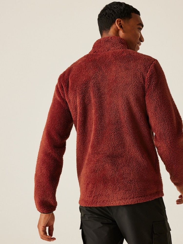 Regatta Red Mens Midoor Fluffy Fleece - Image 2 of 6