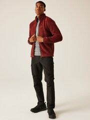 Regatta Red Mens Midoor Fluffy Fleece - Image 3 of 6