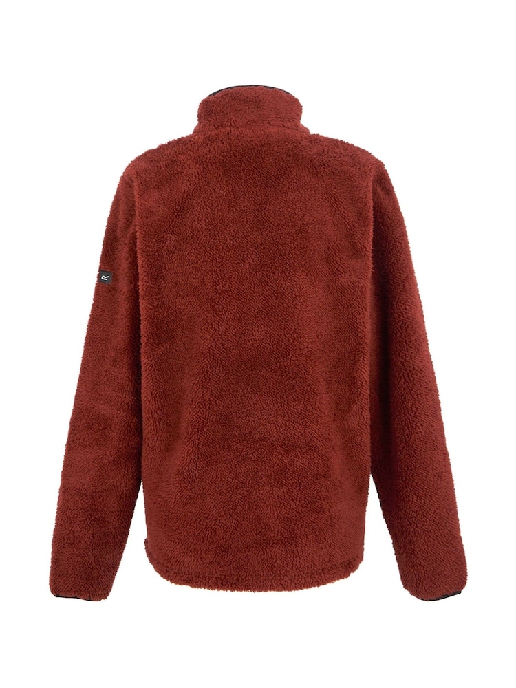 Regatta Red Mens Midoor Fluffy Fleece - Image 6 of 6