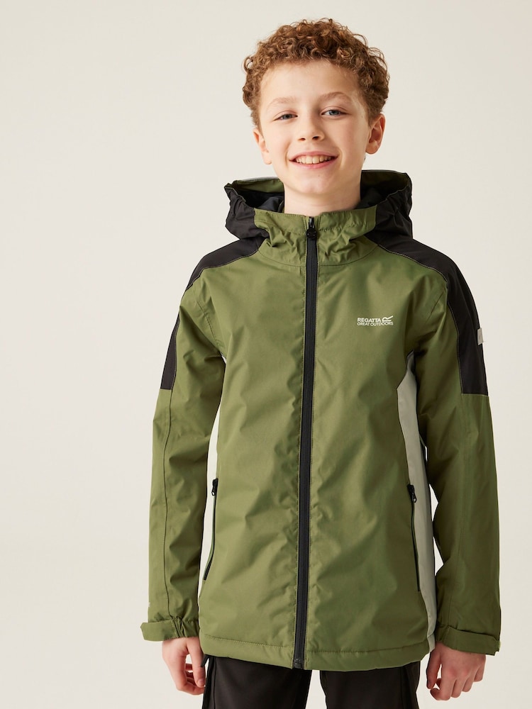 Regatta Light Green Kids Hurdle V Waterproof Insulated Jacket - Image 1 of 6
