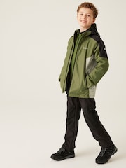 Regatta Light Green Kids Hurdle V Waterproof Insulated Jacket - Image 3 of 6