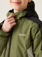Regatta Light Green Kids Hurdle V Waterproof Insulated Jacket - Image 4 of 6