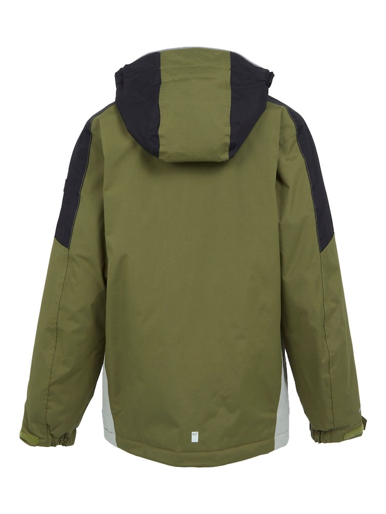 Regatta Light Green Kids Hurdle V Waterproof Insulated Jacket - Image 6 of 6