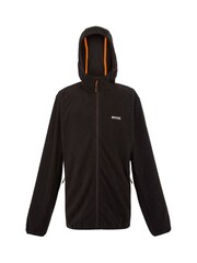 Regatta Black Mens Tahill Twill Hooded Fleece - Image 6 of 7