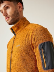 Regatta Orange Mens Newhill Full Zip Fleece - Image 4 of 9