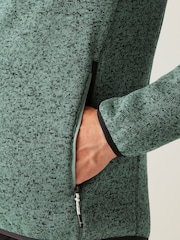 Regatta Green/Lime Mens Newhill Full Zip Fleece - Image 6 of 9