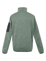 Regatta Green/Lime Mens Newhill Full Zip Fleece - Image 8 of 9
