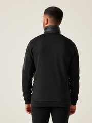 Regatta Black Mens Colliston Baffled Fleece Jacket - Image 2 of 8