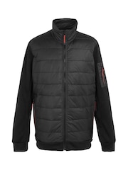 Regatta Black Mens Colliston Baffled Fleece Jacket - Image 7 of 8