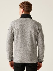Regatta Grey Mens Branleigh Marl Knit-Effect Full Zip Fleece - Image 2 of 8