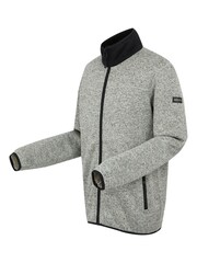 Regatta Grey Mens Branleigh Marl Knit-Effect Full Zip Fleece - Image 8 of 8