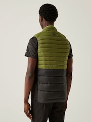 Regatta Green Mens Leedre Hybrid Bodywarmer - Image 2 of 9