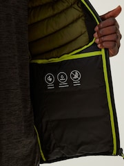 Regatta Green Mens Leedre Hybrid Bodywarmer - Image 5 of 9
