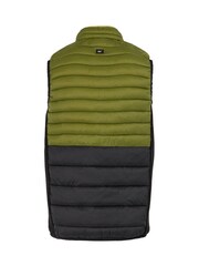 Regatta Green Mens Leedre Hybrid Bodywarmer - Image 8 of 9
