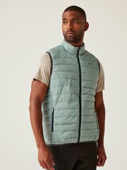 Regatta Green Chrome Hillpack II Lightweight Padded Gilet - Image 1 of 7