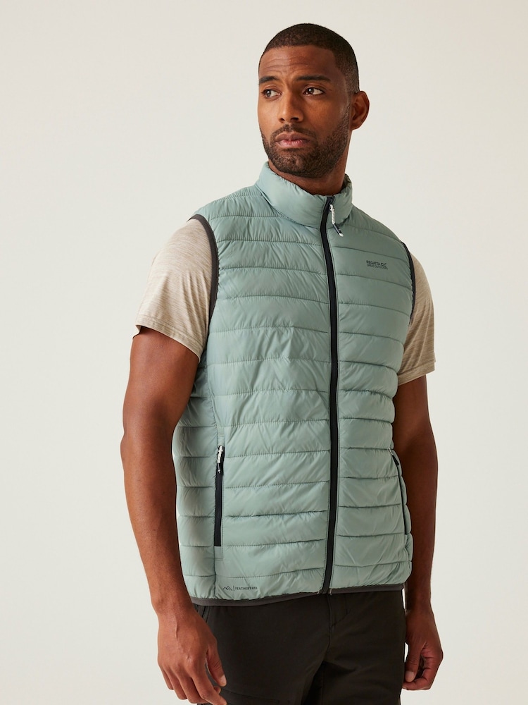 Regatta Green Chrome Hillpack II Lightweight Padded Gilet - Image 1 of 7
