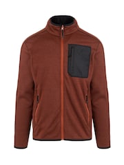 Czerwony - Regatta Mens Kitom Two-Tone Fleece - Image 7 of 8