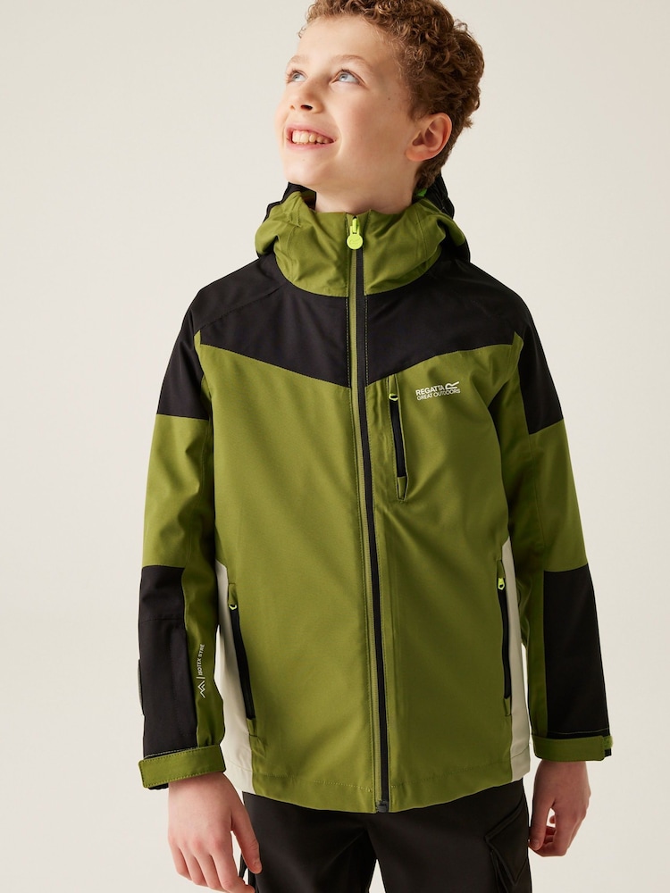 Regatta Green Boys Trekktain 3in1 Hiking Jacket - Image 1 of 8