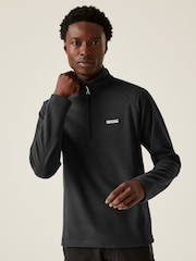 Regatta Grey Mens Kenger Half Zip Midweight Fleece - Image 1 of 6