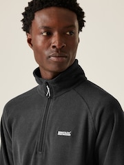 Regatta Grey Mens Kenger Half Zip Midweight Fleece - Image 4 of 6