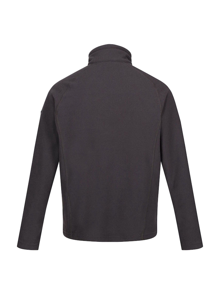 Regatta Grey Mens Kenger Half Zip Midweight Fleece - Image 6 of 6