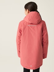 Regatta Pink Kids Farbank Waterproof Jacket - Image 2 of 9