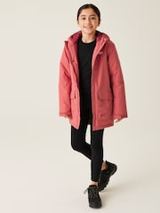Regatta Pink Kids Farbank Waterproof Jacket - Image 3 of 9