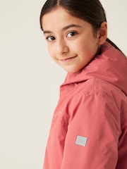 Regatta Pink Kids Farbank Waterproof Jacket - Image 6 of 9