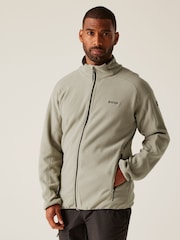 Regatta Brown Mens Hadfield Full Zip Fleece - Image 1 of 7