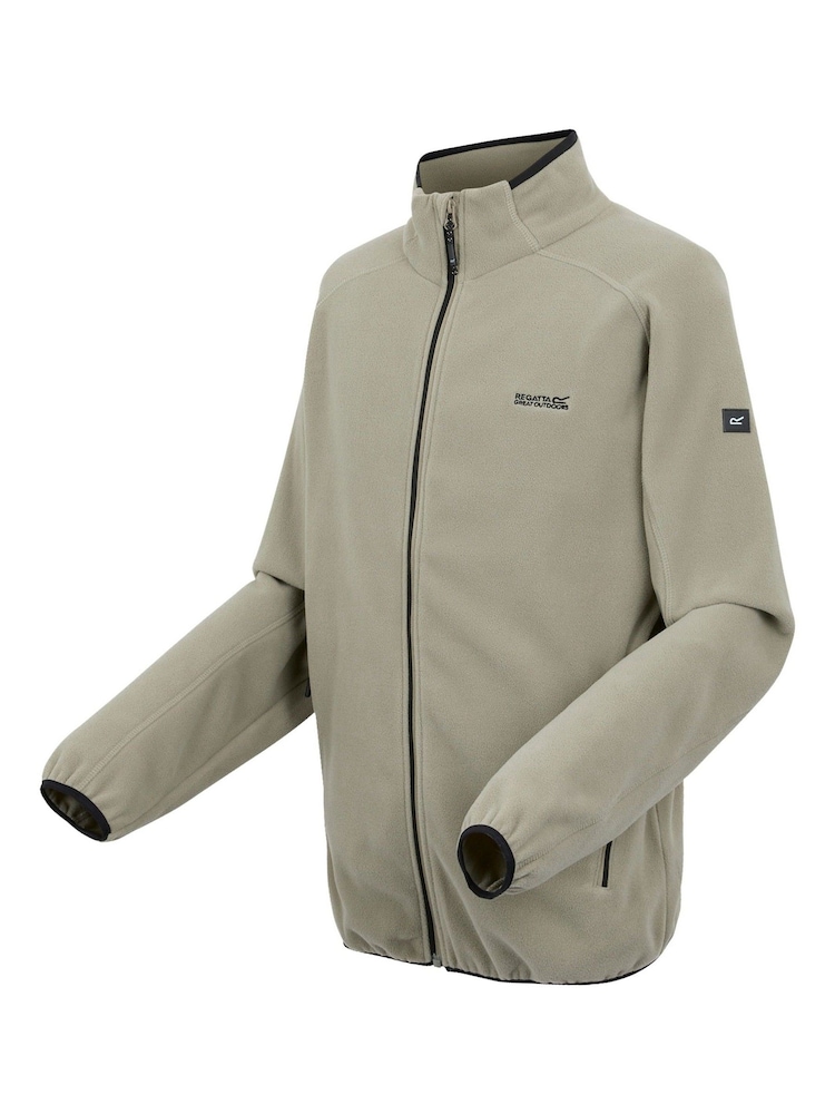 Regatta Brown Mens Hadfield Full Zip Fleece - Image 7 of 7
