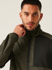 Regatta Green Mens Shorston Full Zip Stretch Fleece - Image 6 of 8