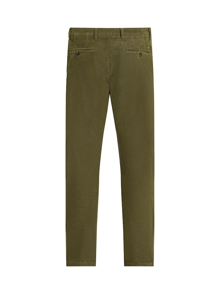 Tommy Hilfiger Green Denton Corduroy Chino Trousers - Image 2 of 3