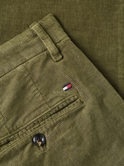 Tommy Hilfiger Green Denton Corduroy Chino Trousers - Image 3 of 3