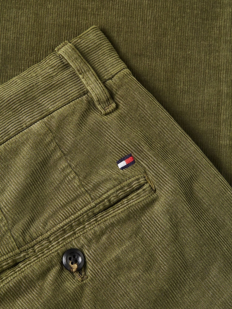 Tommy Hilfiger Green Denton Corduroy Chino Trousers - Image 3 of 3