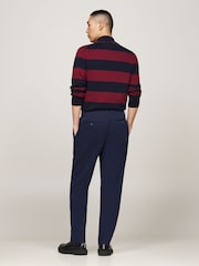 Tommy Hilfiger Blue Greenwich Brushed Twill Trousers - Image 2 of 5