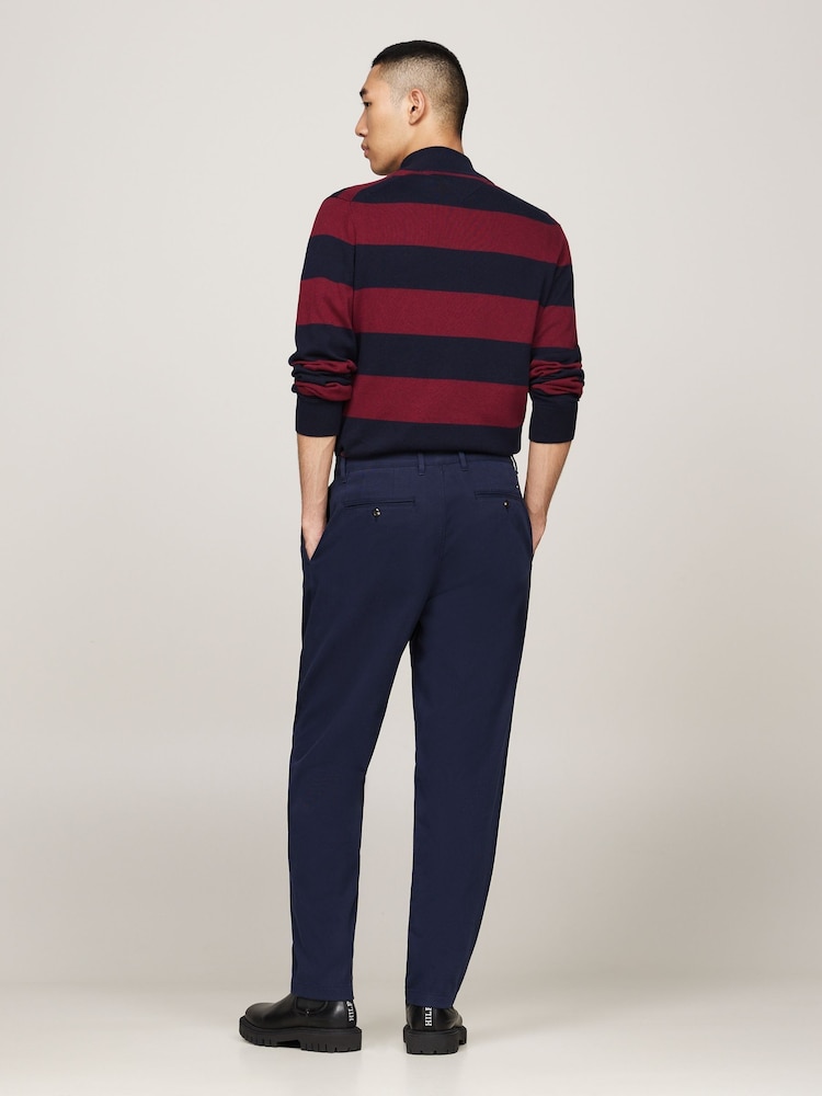 Tommy Hilfiger Blue Greenwich Brushed Twill Trousers - Image 2 of 5
