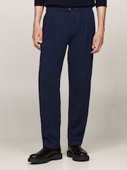 Tommy Hilfiger Blue Greenwich Brushed Twill Trousers - Image 3 of 5