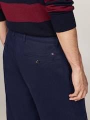 Tommy Hilfiger Blue Greenwich Brushed Twill Trousers - Image 4 of 5