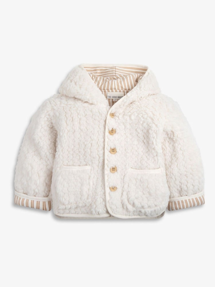 The Little Tailor Baby Chunky Sherpa Fleece Jacket - Image 6 of 9