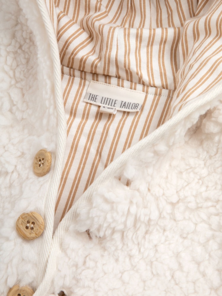 The Little Tailor Baby Chunky Sherpa Fleece Jacket - Image 9 of 9