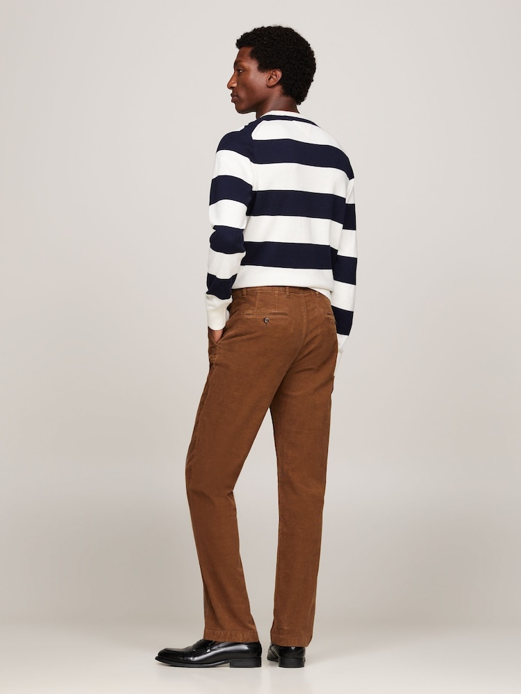 Tommy Hilfiger Brown Denton Corduroy Chino Trousers - Image 2 of 5