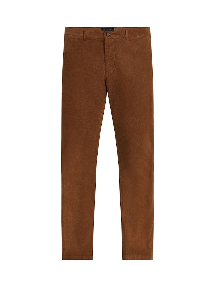 Tommy Hilfiger Brown Denton Corduroy Chino Trousers - Image 5 of 5