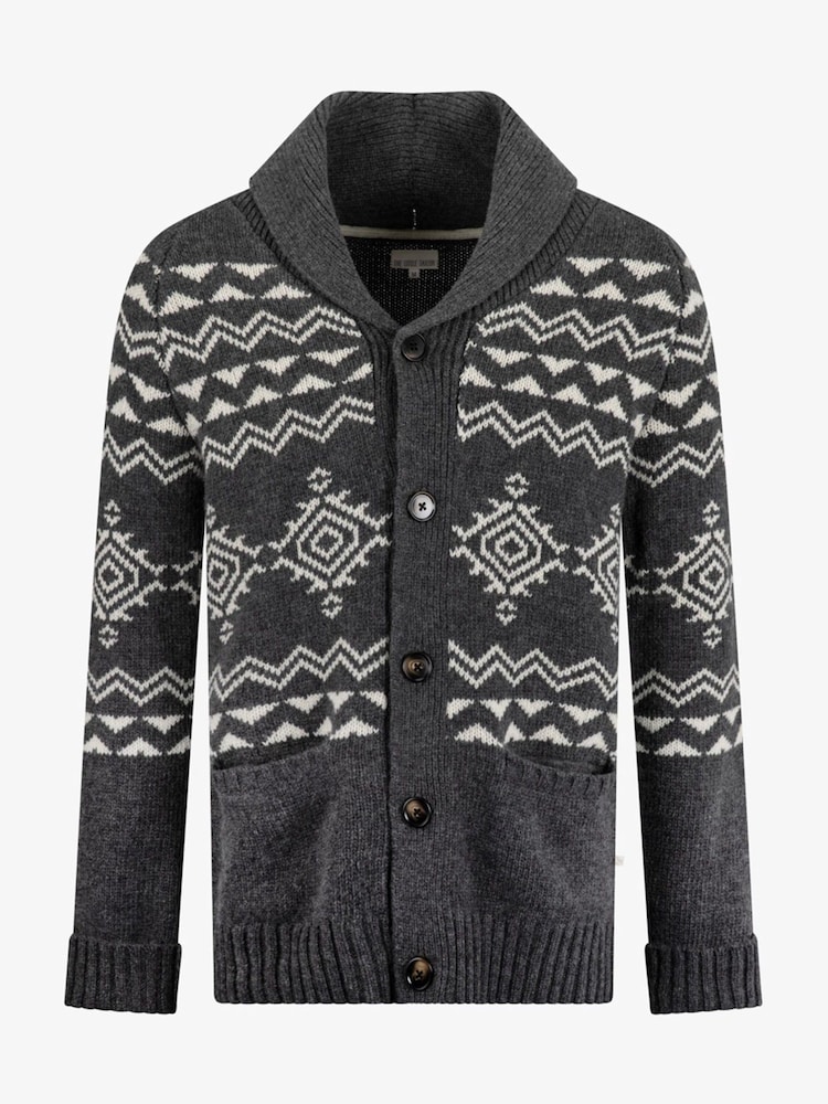 siva - The Little Tailor Chunky Knit Christmas Cardigan - Slika 1 iz 2