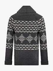 siva - The Little Tailor Chunky Knit Christmas Cardigan - Slika 2 iz 2