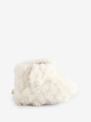 The Little Tailor Baby Plush Lined Chunky Sherpa Booties Fleece - Image 1 of 5