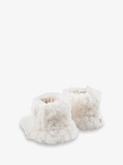 The Little Tailor Baby Plush Lined Chunky Sherpa Booties Fleece - Image 2 of 5