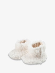 The Little Tailor Baby Plush Lined Chunky Sherpa Booties Fleece - Image 3 of 5