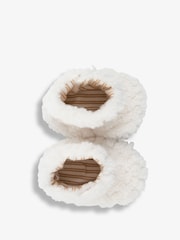 The Little Tailor Baby Plush Lined Chunky Sherpa Booties Fleece - Image 4 of 5