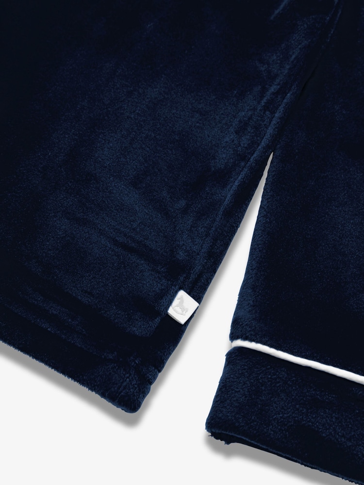 The Little Tailor Kids Luxury Soft Touch Velour Christmas Pyjamas - Image 7 of 8