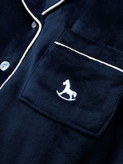 The Little Tailor Kids Luxury Soft Touch Velour Christmas Pyjamas - Image 8 of 8